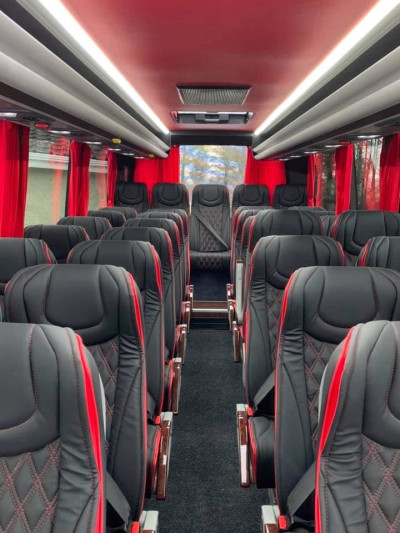 Crusader Wheelchair accessible midi-coach for hire from Curran Coaches, Kilcar, County Donegal, Ireland