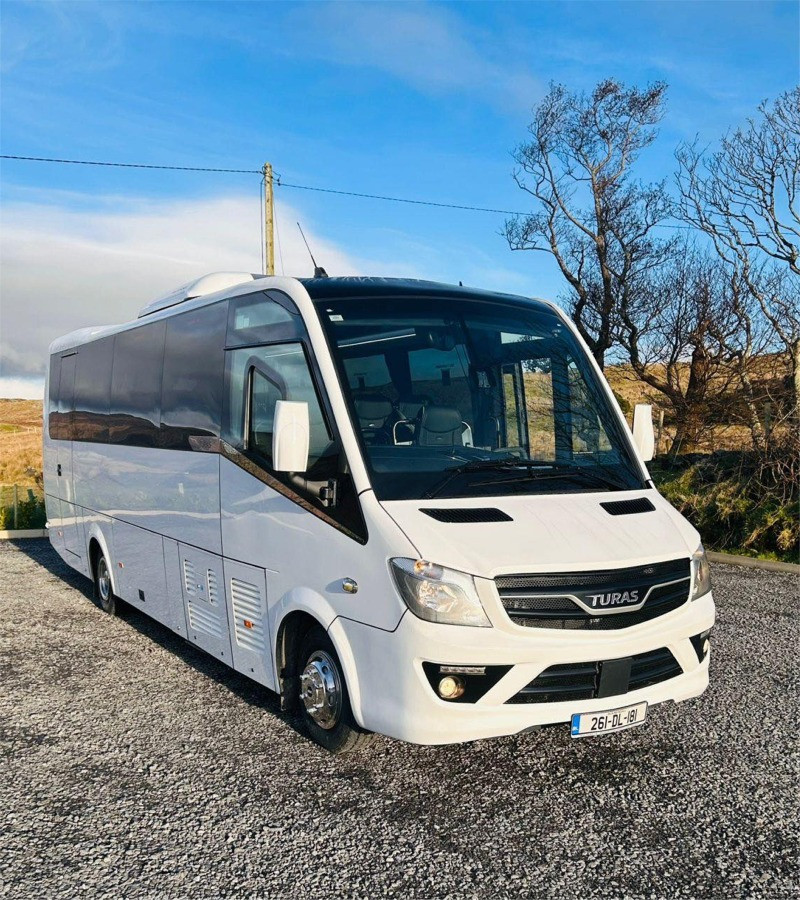 Curran Coaches - hire for tours of Ireland from our base in County Donegal with modern wheel-chair accessible coaches.